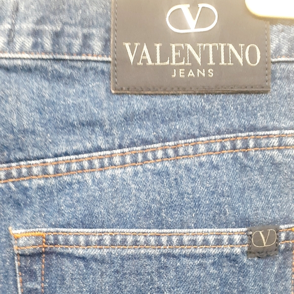 Valentino Denim Jean Pants Bootcut Trousers Pants 5 pockets sz 32 - Picture 7 of 12